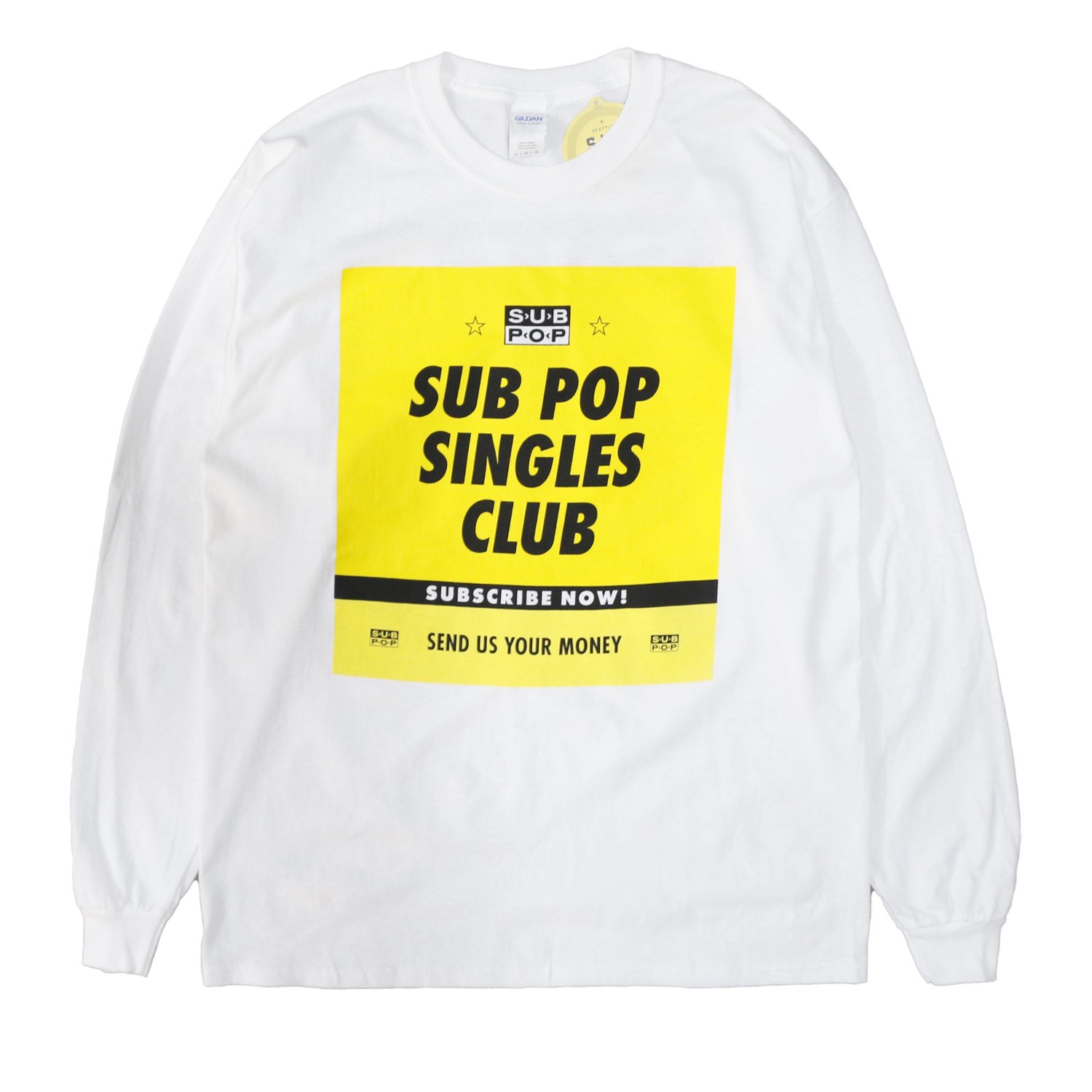 <img class='new_mark_img1' src='https://img.shop-pro.jp/img/new/icons20.gif' style='border:none;display:inline;margin:0px;padding:0px;width:auto;' />Music Tee / SUB POP L/S PRINT TEE 